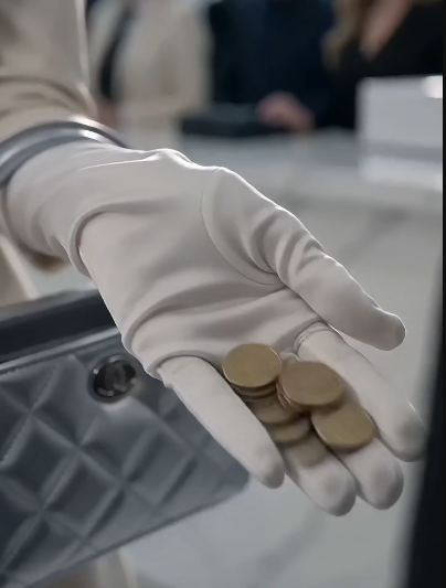 The coins hit the marble floor, and the whole boutique went silent. She thought she was insulting a poor employee.