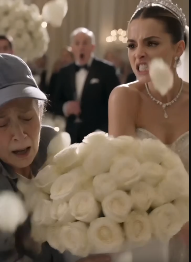 THE BRIDE SLAPPED AN ELDERLY FLOWER WORKER—BUT THE REAL SHOCK WAS WHY THE GROOM HAD NOT SEEN HIS MOTHER IN TWELVE YEARS.