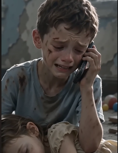 Full: AN EIGHT-YEAR-OLD BOY CALLED HIS FATHER FROM THE RUBBLE—BUT THE SECRET IN HIS SISTER’S HAND EXPOSED EVERYTHING.