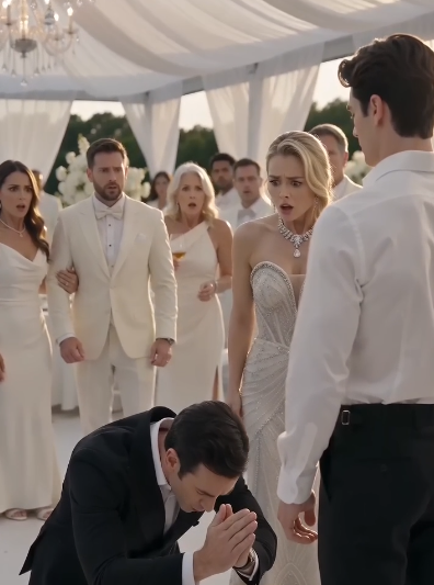 She laughed at the quiet man in the white shirt and called him poor in front of the entire wedding.