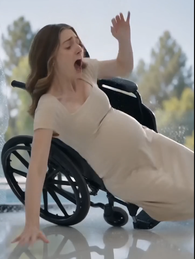 Full: SHE WAS EIGHT MONTHS PREGNANT WHEN SOMEONE TRIED TO TURN HER WHEELCHAIR INTO A WEAPON.
