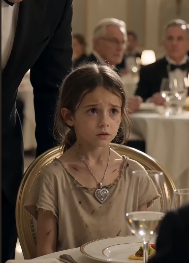 A STARVING LITTLE GIRL WALKED INTO A ROOM FULL OF RICH PEOPLE… AND HER NECKLACE EXPOSED THE LIE THAT STOLE HER FAMILY.