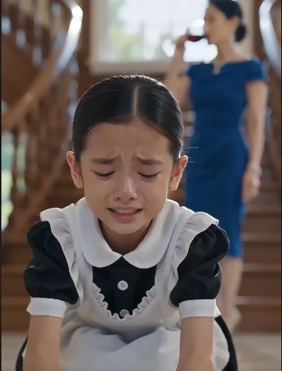 Full: SHE FORCED A NINE-YEAR-OLD GIRL TO SCRUB THE FLOOR WITHOUT DINNER—UNTIL ONE MAN FINALLY ASKED WHY SHE WAS CRYING.