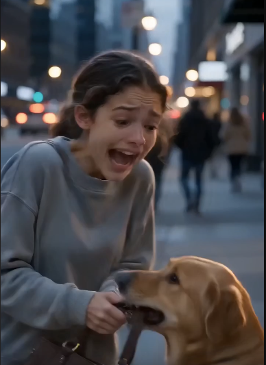 THE DOG GRABBED HER HANDBAG JUST AS SHE WAS LOSING HOPE—THEN LED HER TO THE MAN WHO COULD SAVE HER MOTHER.