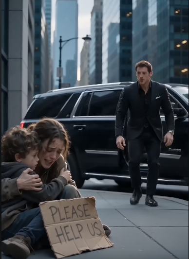 A MILLIONAIRE STOPPED BESIDE A HOMELESS MOTHER… THEN SAW HIS OWN FACE IN THE TWINS SHE WAS HOLDING.